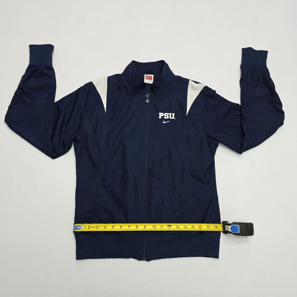 Nike Team PSU Penn State Nittany Lions Track Jacket Navy Blue Youth Large 12-14